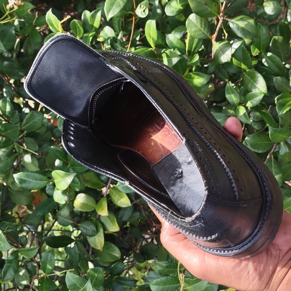 HANOVER MEN'S CLASSIC HEAVY-DUTY FULL WING -TOP BROGUE DERBY OXFORDS - Picture 9 of 16